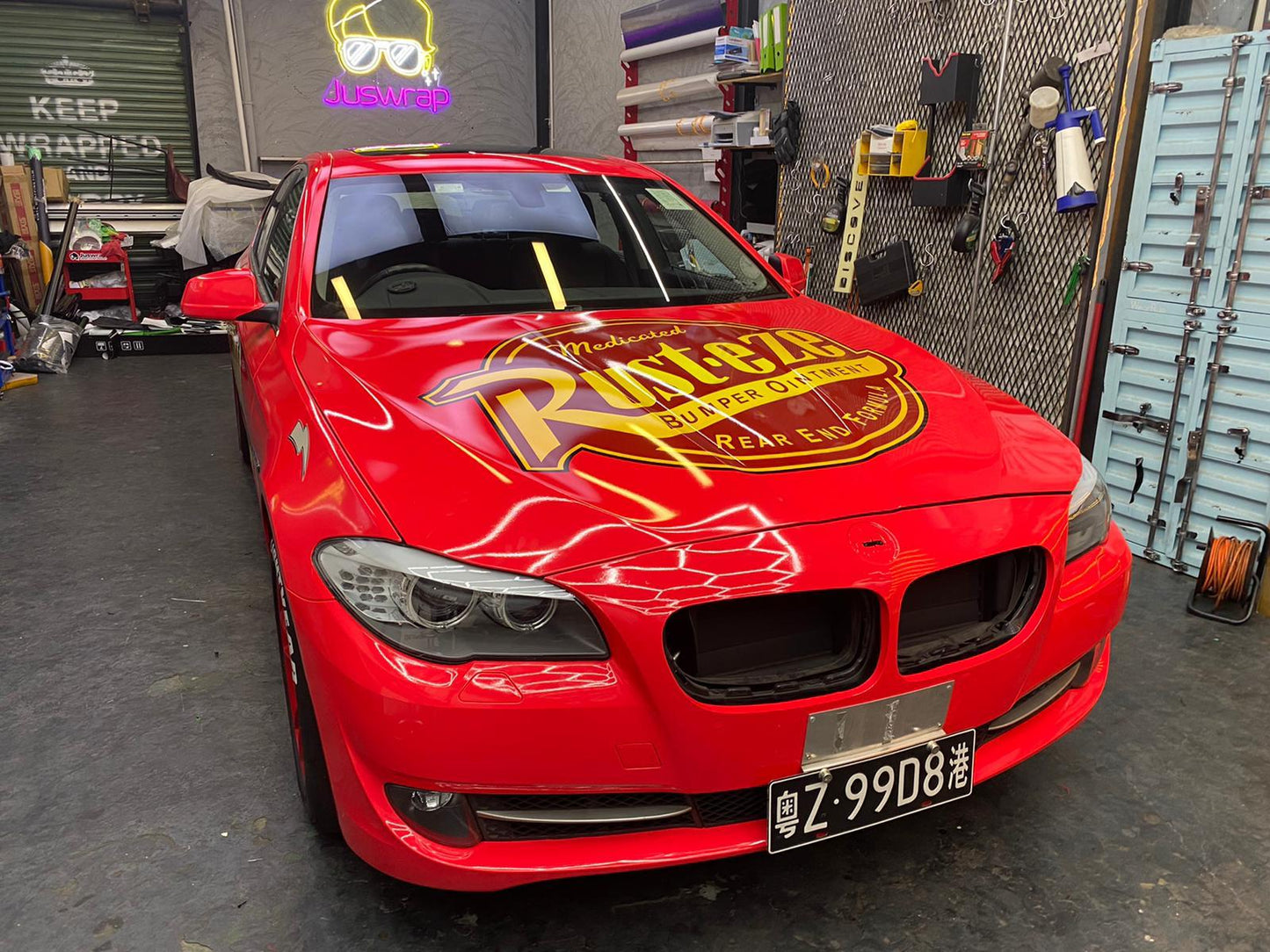 廣告噴畫(車身貼紙)