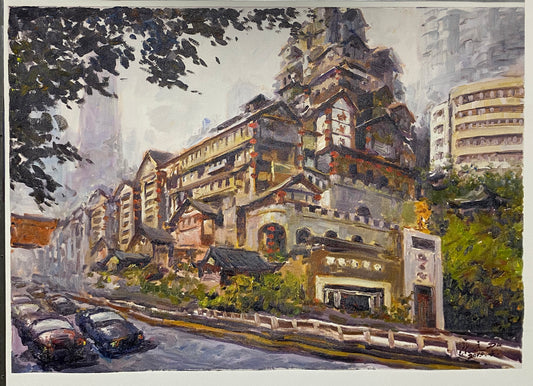 婚宴 油畫